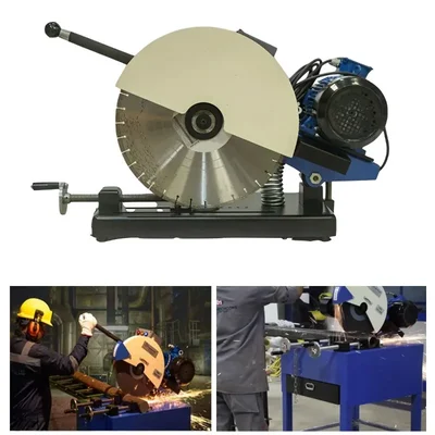 Premium Quality 16 Inch Solid Metal & Concrete Cutting Machine With 5 HP 3 Phase Motor (1 Year Warranty)